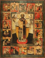 Nicholas the Wonderworker of Zaraisk, St., with scenes from his life