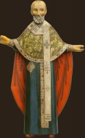 Резное изображение святого Николая Чудотворца