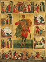 Great Martyr Demetrius of Thessaloniki with scenes from his life