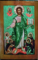 Savior of Smolensk with the kneeling saints