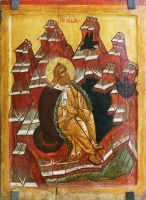 Пророк Илья в пустыне 