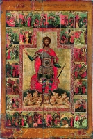 Great Martyr Necetas (Nikita), with scenes from his life