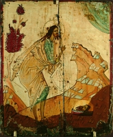 John the Baptist in the wilderness 