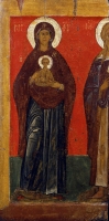 Mother of God with the Divine Child and prophet Elijah