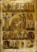 Catherine, St., with scenes from her life