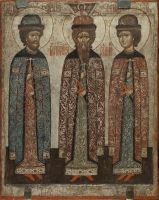 Святой  Борис, святой Владимир и святой Глеб