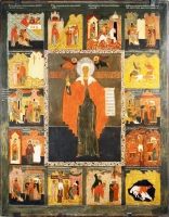 Paraskeva Pyatnitsa, St., with scenes from her life