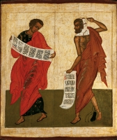 Prophet Zechariah and Magus Valaam