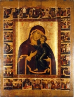 Our lady of Tolga with 24 border-scenes