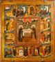 Zosima and Savvaty, Sts., with scenes from their lives