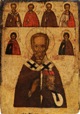 Святитель Николай Чудотворец с избранными святыми